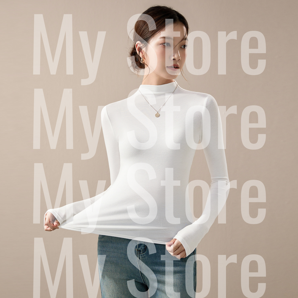 SKU-02-白色-高领